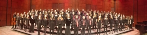 Bridgetown students dressed in all black for choir performance
